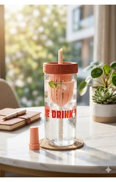 750 Ml Kırmızı Süzgeçli Pipetli Cam Matara Motivasyonel Su Şişesi Tasarımlı Isıya Dayanıklı Bardak 750 Ml Kırmızı Süzgeçli Pipetli Cam Matara Motivasyonel Su Şişesi Tasarımlı Isıya Dayanıklı Bardak