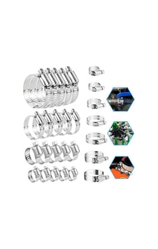Dmax 10 Adet Metal Ayarlanabilir Hortum Kelepçesi Seti Solucan Dişli Boru Kelepçesi, Su Borusu, Tesisat, Otomotiv Dmax 10 Adet Metal Ayarlanabilir Hortum Kelepçesi Seti Solucan Dişli Boru Kelepçesi, Su Borusu, Tesisat, Otomotiv