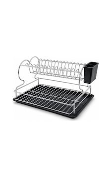 Krom - Metal 2 Katlı Tabaklık - Bulaşıklık 5570 Çok Renkli Krom - Metal 2 Katlı Tabaklık - Bulaşıklık 5570 Çok Renkli
