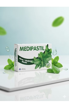 Medipastil Nane Okaliptus Mentol Aromalı Pastil 24 Adet