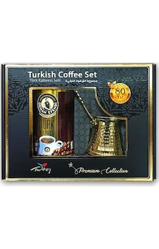 Premium Collection Cezveli Türk Kahvesi Seti