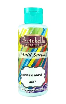 Artebella Multi Surface Boya Bebek Mavi 130 ML Artebella Multi Surface Boya Bebek Mavi 130 ML