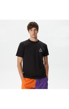 Huf Set Triple Triangle Erkek Siyah Tişört