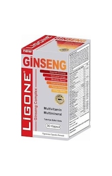 Ligone Ginseng Complex 30 Vejetaryen Kapsül Ligone Ginseng Complex 30 Vejetaryen Kapsül