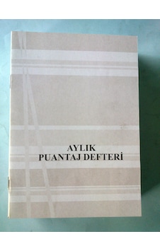 Aylık Puantaj Defteri 16.5 X19 Ebat 24 Adetli Pk Aylık Puantaj Defteri 16.5 X19 Ebat 24 Adetli Pk