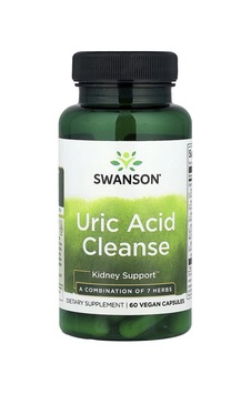 Takviye Swanson Vitamins, Uric Acid Cleanse, 60 Vegan Capsules Takviye Swanson Vitamins, Uric Acid Cleanse, 60 Vegan Capsules