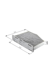 Bosch 1987432397 Karbonlu Polen Filtresi 1k1819653b Bosch 1987432397 Karbonlu Polen Filtresi 1k1819653b