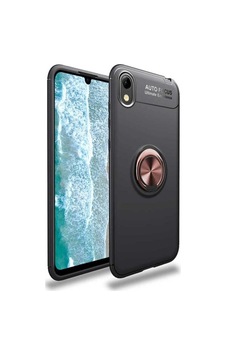 Huawei Y5 2019 Kılıf Zore Ravel Silikon Kapak Siyah-Rose Gold Huawei Y5 2019 Kılıf Zore Ravel Silikon Kapak Siyah-Rose Gold