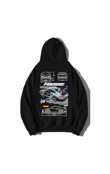 Brz Collection Unisex Oversize Nitro Porsche 911 Gt2rs Nitro Hoodie Siyah Brz Collection Unisex Oversize Nitro Porsche 911 Gt2rs Nitro Hoodie Siyah