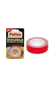 Pattex Double Montage 120 KG Çift Taraflı Bant 19 MM x 1.5 M Pattex Double Montage 120 KG Çift Taraflı Bant 19 MM x 1.5 M