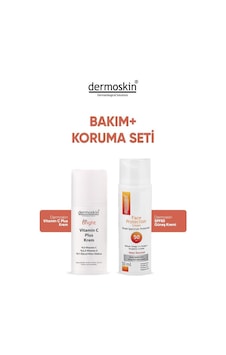 Dermoskin Su Bazlı Yüz Güneş Kremi SPF50 50 ML + Be Bright Vitamin C Plus Cream 33 ML Dermoskin Su Bazlı Yüz Güneş Kremi SPF50 50 ML + Be Bright Vitamin C Plus Cream 33 ML
