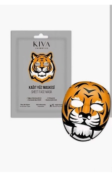 Kaplan Kağıt Yüz Maskesi Nemlendirici Aydınlatıcı Sheet Face Mask Cilt Bakım Maskesi Kaplan Kağıt Yüz Maskesi Nemlendirici Aydınlatıcı Sheet Face Mask Cilt Bakım Maskesi
