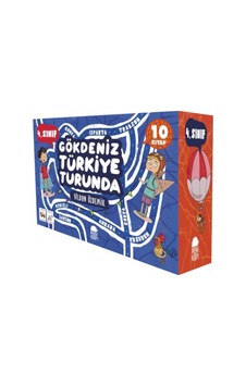 Gökdeniz Türkiye Turunda 4. Sınıf Seti 10 Kitap Vildan Özdemir Gökdeniz Türkiye Turunda 4. Sınıf Seti 10 Kitap Vildan Özdemir