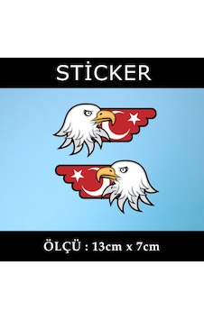 ayyıldız türkiye bayraklı sticker etiket araba motosiklet uyumlu ayyıldız türkiye bayraklı sticker etiket araba motosiklet uyumlu