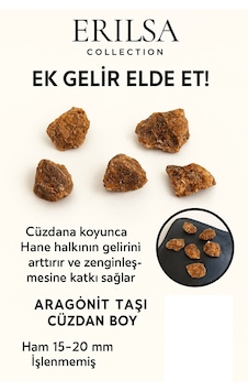 Sertifikalı Cüzdan Boy Aragonit Taşı Kütle Topraklayıcı Sertifikalı Cüzdan Boy Aragonit Taşı Kütle Topraklayıcı