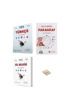 Limit Tyt Türkçe Paragraf Ve Dil Bilgisi Soru Bankası 3lü Set + Telefon Standı Limit Tyt Türkçe Paragraf Ve Dil Bilgisi Soru Bankası 3lü Set + Telefon Standı