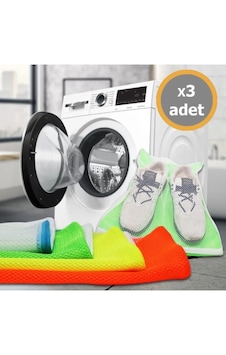 Ultra Lüx 3 Adet Fermuarlı Ayakkabı Yıkama Filesix Beyaz Ultra Lüx 3 Adet Fermuarlı Ayakkabı Yıkama Filesix Beyaz