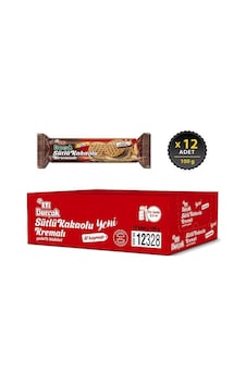 Eti Burçak Sütlü Kakaolu Kremalı Yulaflı Bisküvi 12 x 100 G Eti Burçak Sütlü Kakaolu Kremalı Yulaflı Bisküvi 12 x 100 G