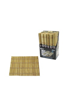 İbico İ22-266 Dikdörtgen Hasır & Bambu Amerikan Servis Altı İp Desenli, 30x40cm Çok Renkli