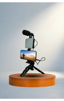 Mikrofonlu Mini Tripod Seti İle Video Çekimi - Mikrofonlu Mini Tripod Seti İle Video Çekimi -