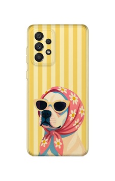 Samsung Galaxy M52 Uyumlu Baskılı Şeffaf Telefon Kılıfı Koleksiyon: Dog Lover 3