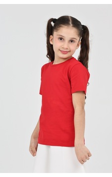 Erdem Kıds Kız Çocuk Kırmızı Düz Baskısız Kısa Kol Basic Casual-okul T-shirt Kırmızı Kırmızı Erdem Kıds Kız Çocuk Kırmızı Düz Baskısız Kısa Kol Basic Casual-okul T-shirt Kırmızı Kırmızı