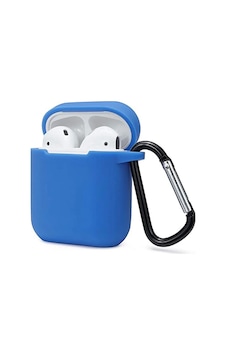 Uray Store Apple AirPods Uyumlu 2 2.nesil Sert Silikon Kılıf - Mavi Diğer Uray Store Apple AirPods Uyumlu 2 2.nesil Sert Silikon Kılıf - Mavi Diğer
