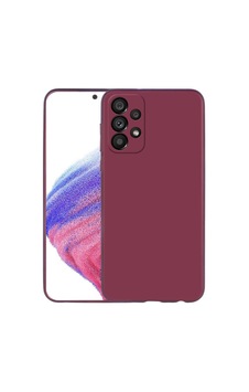 Galaxy A33 5g Kılıf Zore Premier Silikon Kapak Mürdüm Galaxy A33 5g Kılıf Zore Premier Silikon Kapak Mürdüm