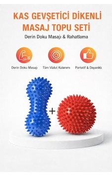 Kas Dikenli Masaj Topu Seti Derin Doku Masajı, Nokta Terapisi, Spor Ve Fizik Çok Renkli Kas Dikenli Masaj Topu Seti Derin Doku Masajı, Nokta Terapisi, Spor Ve Fizik Çok Renkli