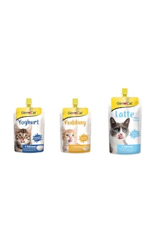 Gimcat Yoghurt Pouch 2 x 150 G + Latte Pouch 2 x 200 ML + Pudding Pouch Kedi Pudingi 2 x 150 G Gimcat Yoghurt Pouch 2 x 150 G + Latte Pouch 2 x 200 ML + Pudding Pouch Kedi Pudingi 2 x 150 G