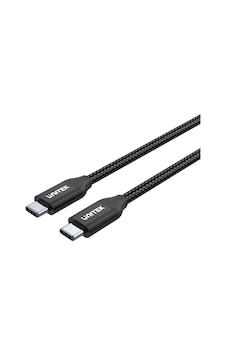 Unitek 2 Metre Usb C - Usb C Kablosu, Güç Dağıtımı, 100 Watt, 20 V/5 A, Hızlı Şarj Kablosu, Senkronizasyon Kablosu, Usb C Tipi Cihazlar İçin, Naylon Örgü, Dayanıklı, Siyah Unitek 2 Metre Usb C - Usb C Kablosu, Güç Dağıtımı, 100 Watt, 20 V/5 A, Hızlı Şarj Kablosu, Senkronizasyon Kablosu, Usb C Tipi Cihazlar İçin, Naylon Örgü, Dayanıklı, Siyah