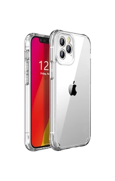 Apple Uyumlu iPhone 12 Pro Shockproof Ultra Koruyucu Seffaf Sert Silikon Kapak 455741279