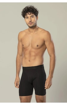 Erkek Uzun Paçalı Likralı Boxer 3lü Paket Erdem 1416 Siyah Erkek Uzun Paçalı Likralı Boxer 3lü Paket Erdem 1416 Siyah