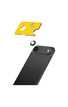 Piili Apple iPhone Uyumlu 17 Air Siyah Safir Lens Koruyucu Piili Apple iPhone Uyumlu 17 Air Siyah Safir Lens Koruyucu
