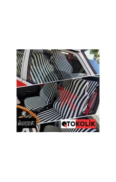 Servis Kılıfı Çizgili Siyah Mavi Kırmızı Renk Seçenekli Onkar Otk-24583 Servis Kılıfı Çizgili Siyah Mavi Kırmızı Renk Seçenekli Onkar Otk-24583
