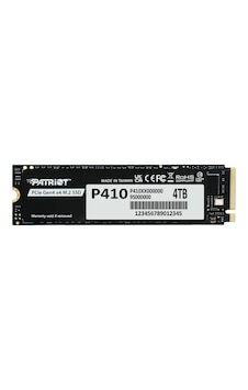 Patriot P410 500gb 5000/2300mb/s Pcıe Gen4 X4 Nvme 1.4 M.2 Ssd Adad6ptr0032 Patriot P410 500gb 5000/2300mb/s Pcıe Gen4 X4 Nvme 1.4 M.2 Ssd Adad6ptr0032