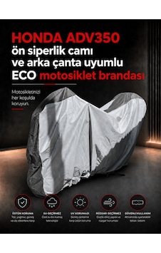 Honda Adv350 Modelleriyle Uyumlu Eco Motosiklet Brandası Honda Adv350 Modelleriyle Uyumlu Eco Motosiklet Brandası