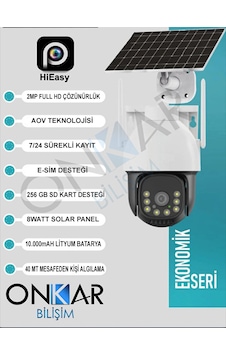 Inox X11 2mp Esim Kendinden Sim Kartlı Güneş Enerjili Aov 7/24 Kayıt Güvenlik Kamerası