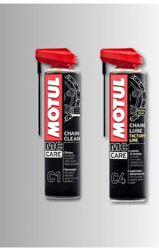 Motul C1+C4 Zincir Yağlama ve Temizlik Seti Motul C1+C4 Zincir Yağlama ve Temizlik Seti