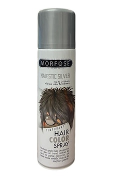 Morfose Hair Color Geçici Renkli Saç Spreyi Gri