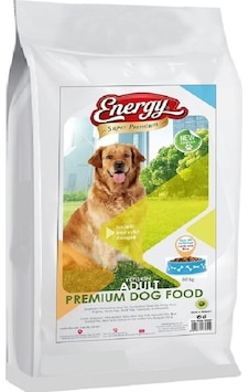Energy Premium Tahıllı Kuzu Etli Pirinçli Yetişkin Köpek Maması 60 KG