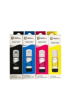 Epson 103 Uyumlu 4 Renk Takım Photoprint Mürekkep -l1210-l1250-l3210-l3211-l3250-l3251-l3256-l3260-l5290-l5296 Epson 103 Uyumlu 4 Renk Takım Photoprint Mürekkep -l1210-l1250-l3210-l3211-l3250-l3251-l3256-l3260-l5290-l5296