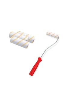 Parmak Rulo Takım (Rulo Sapı + 3 Adet Rulo Ucu 10 cm'lik)