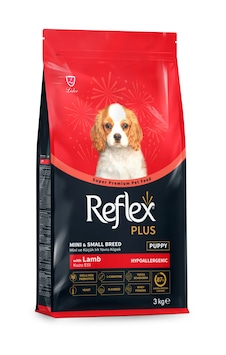 Reflex Plus Kuzu Etli Mini ve Küçük Irk Yavru Köpek Maması 3 KG Reflex Plus Kuzu Etli Mini ve Küçük Irk Yavru Köpek Maması 3 KG