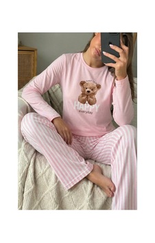 Femelle Pembe Ayıcıklı Pijama Takımı Femelle Pembe Ayıcıklı Pijama Takımı