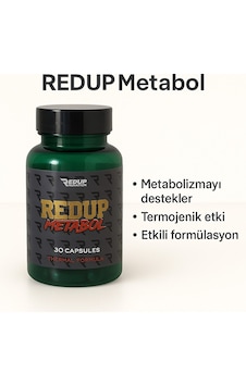 Redup Metabol 30 Kapsül Termojenik Metabolizma Desteği Redup Metabol 30 Kapsül Termojenik Metabolizma Desteği