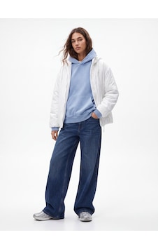 LTB Relaxed Fit Şişme Kapüşonlu Beyaz Mont LTB Relaxed Fit Şişme Kapüşonlu Beyaz Mont