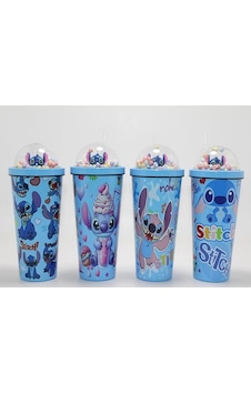 Sevimli Stitch Pipetli Boncuklu Termos & Suluk Alk4708 Çok Renkli Sevimli Stitch Pipetli Boncuklu Termos & Suluk Alk4708 Çok Renkli