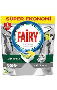 Fairy Platinum Bulaşık Makinesi Deterjanı 72 Tablet