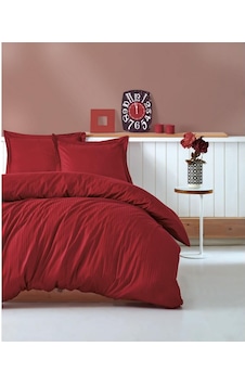 Cotton Box Elegant Stripe Saten Çift Kişilik Nevresim Takımı Bordo Bordo Cotton Box Elegant Stripe Saten Çift Kişilik Nevresim Takımı Bordo Bordo